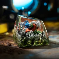 Top down view of Jiraiya Sage Mode Artisan Keycap