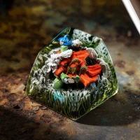 Jiraiya Sage Mode Artisan Keycap front view with Rasengan attack pose