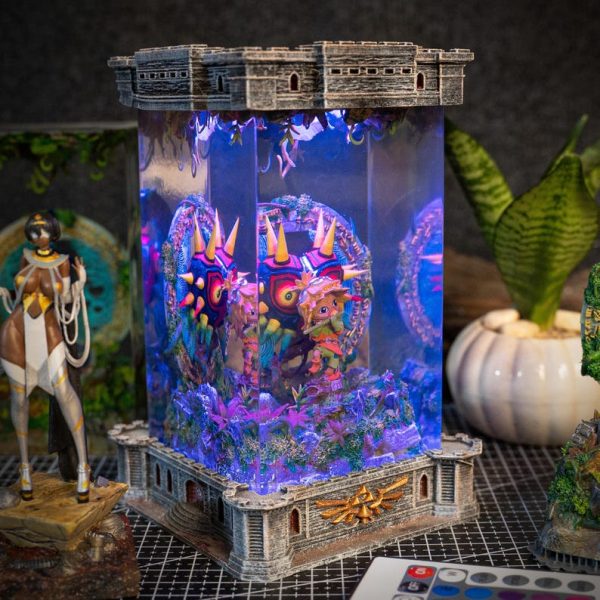 Second image of Majora’s Curse – Handmade LED Lamp for Collectors