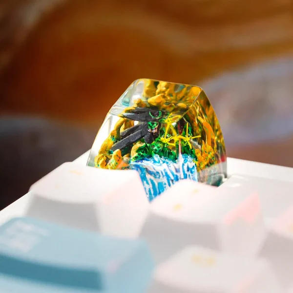 Second image of Dragonball - Cell Artisan Keycap
